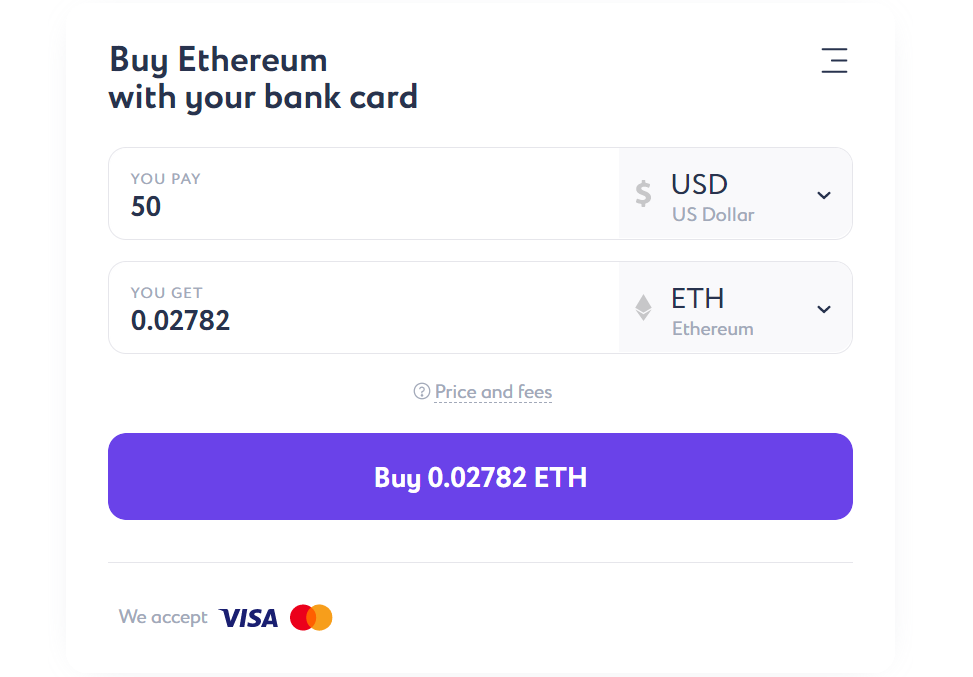 buy Ethereum with debit card buy Ethereum with debit card
